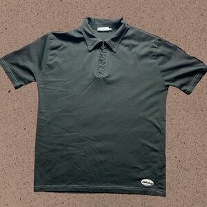 90s vintage Billabong green brown color Polo Shirt men’s L
